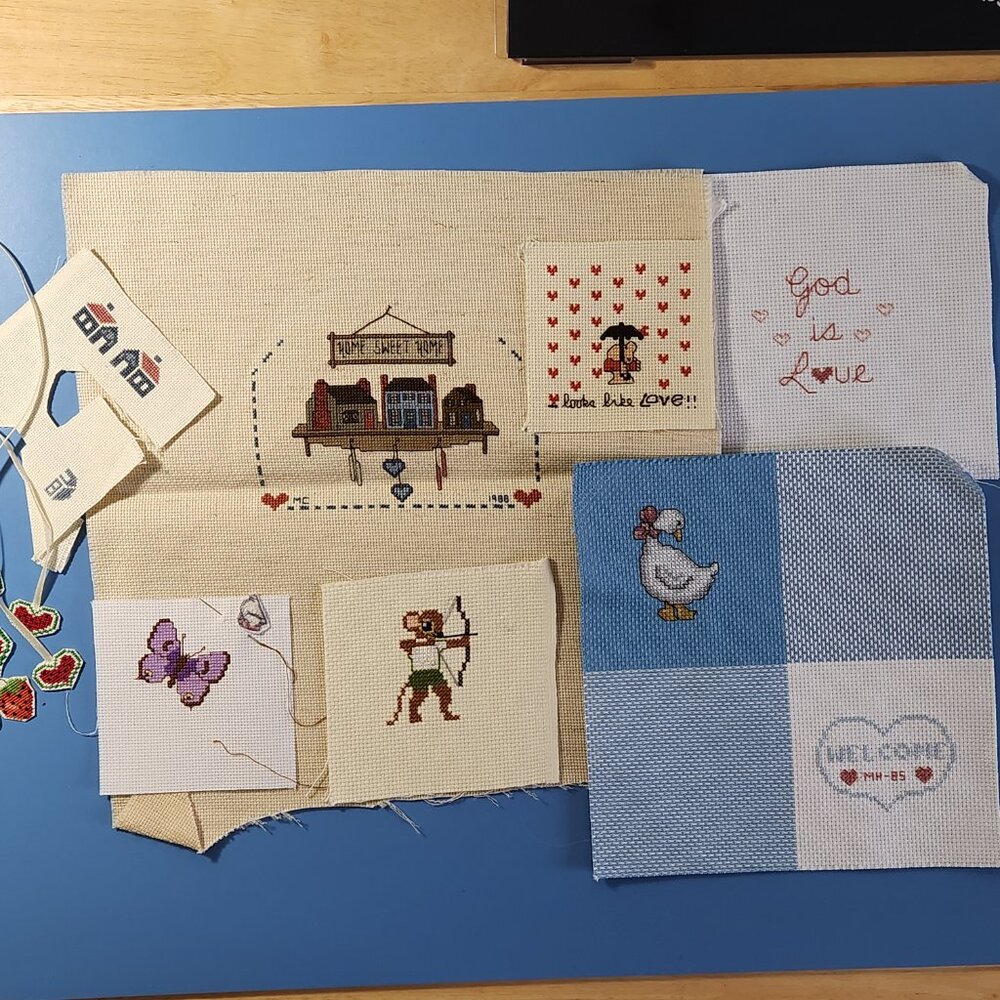 COUNTED CROSS STITCH ZIGGY LOVE GOOSE HOME BUTTERFLY ARCHER RABBITS